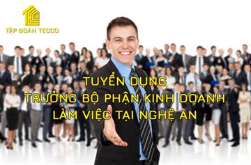 Tập đoàn tecco chi nhánh Nghệ An Tuyển Dụng